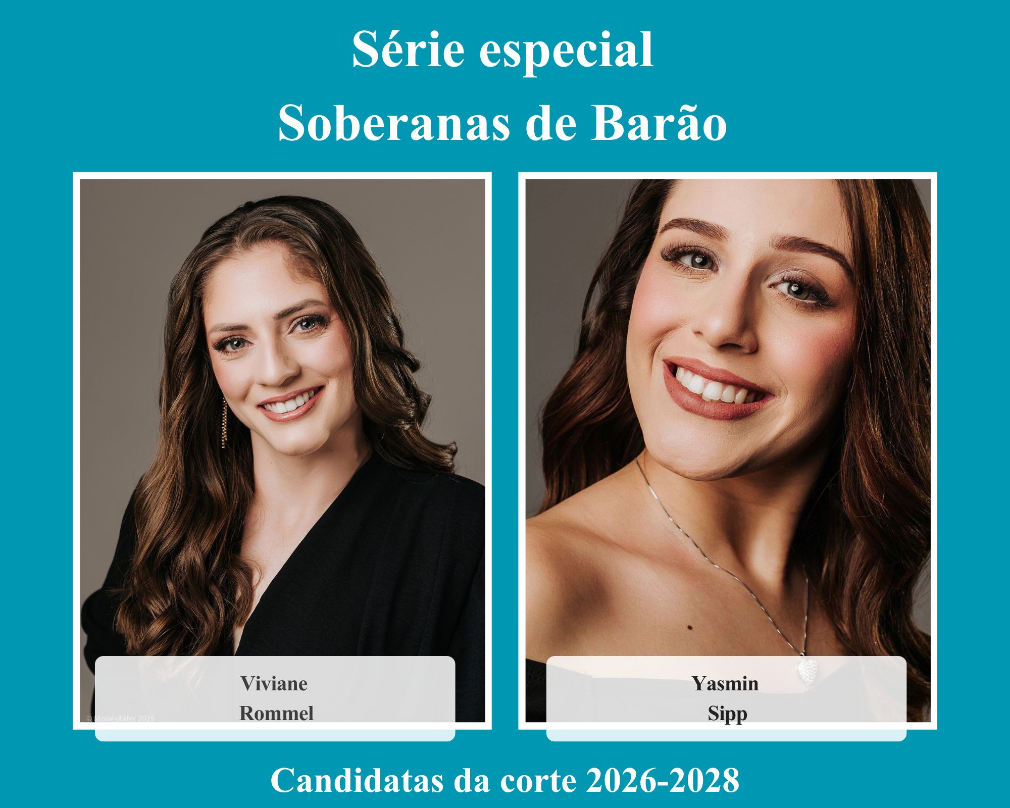 Viviane Rommel e Yasmin Sipp simbolizam uma geração que alia formação, identidade cultural e protagonismo jovem na representação de Barão